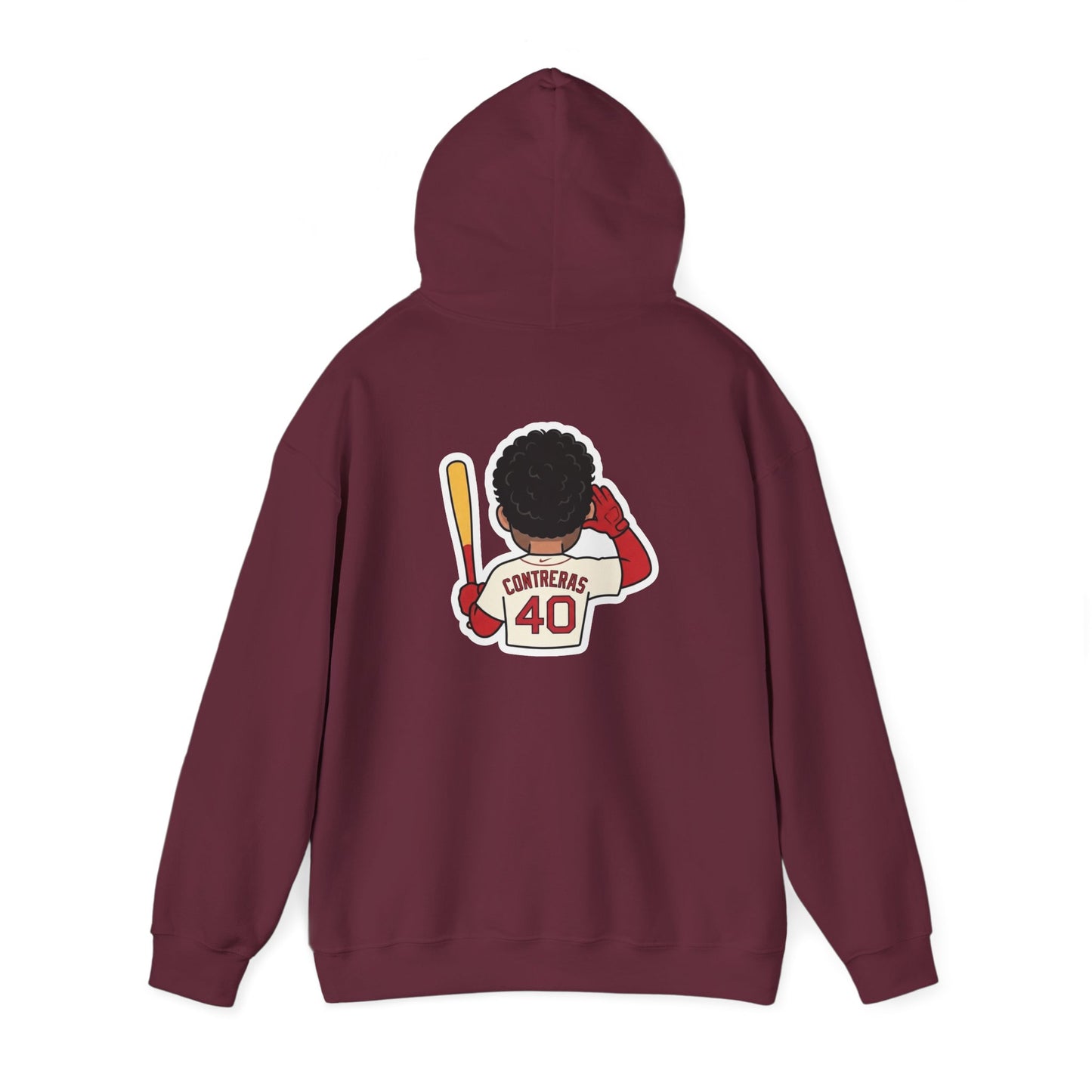 Willson Contreras Can't Hear You Heavy Blend™ Hooded Sweatshirt