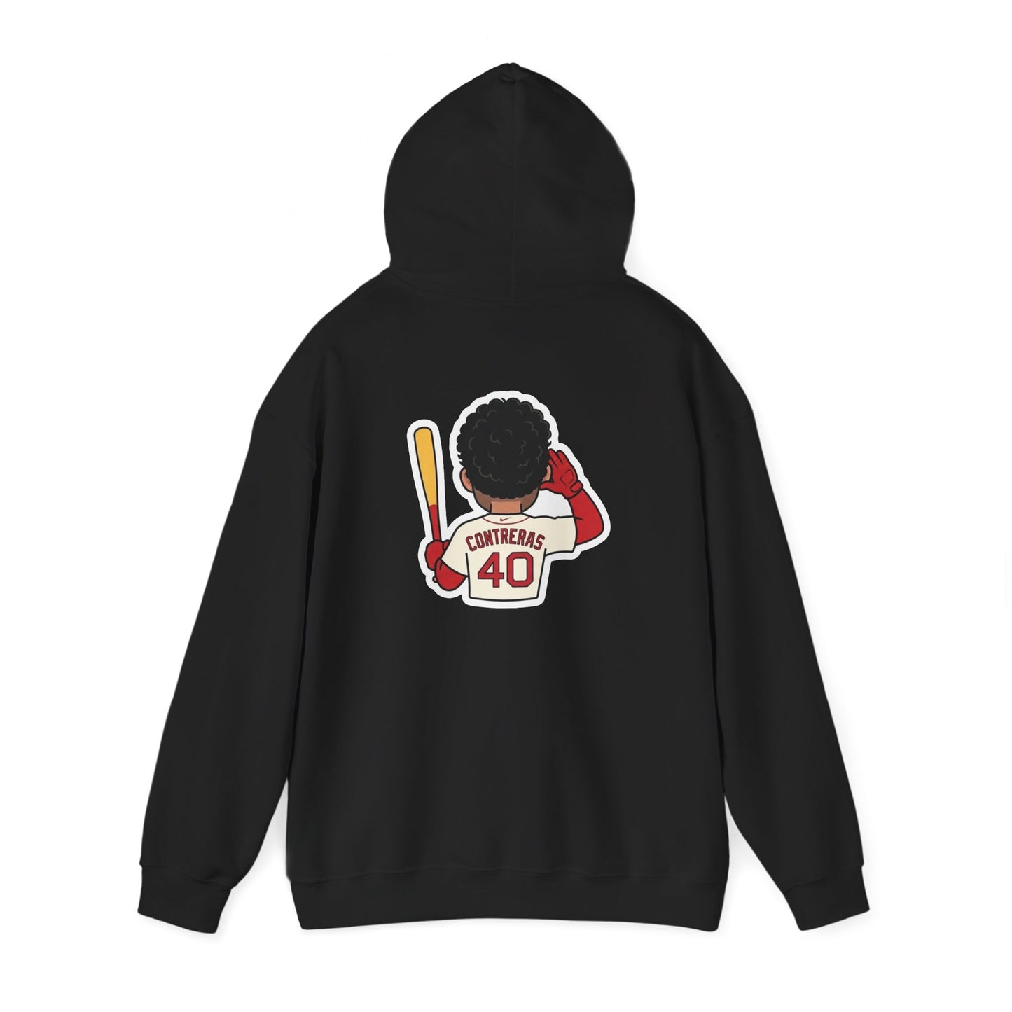 Willson Contreras Can't Hear You Heavy Blend™ Hooded Sweatshirt