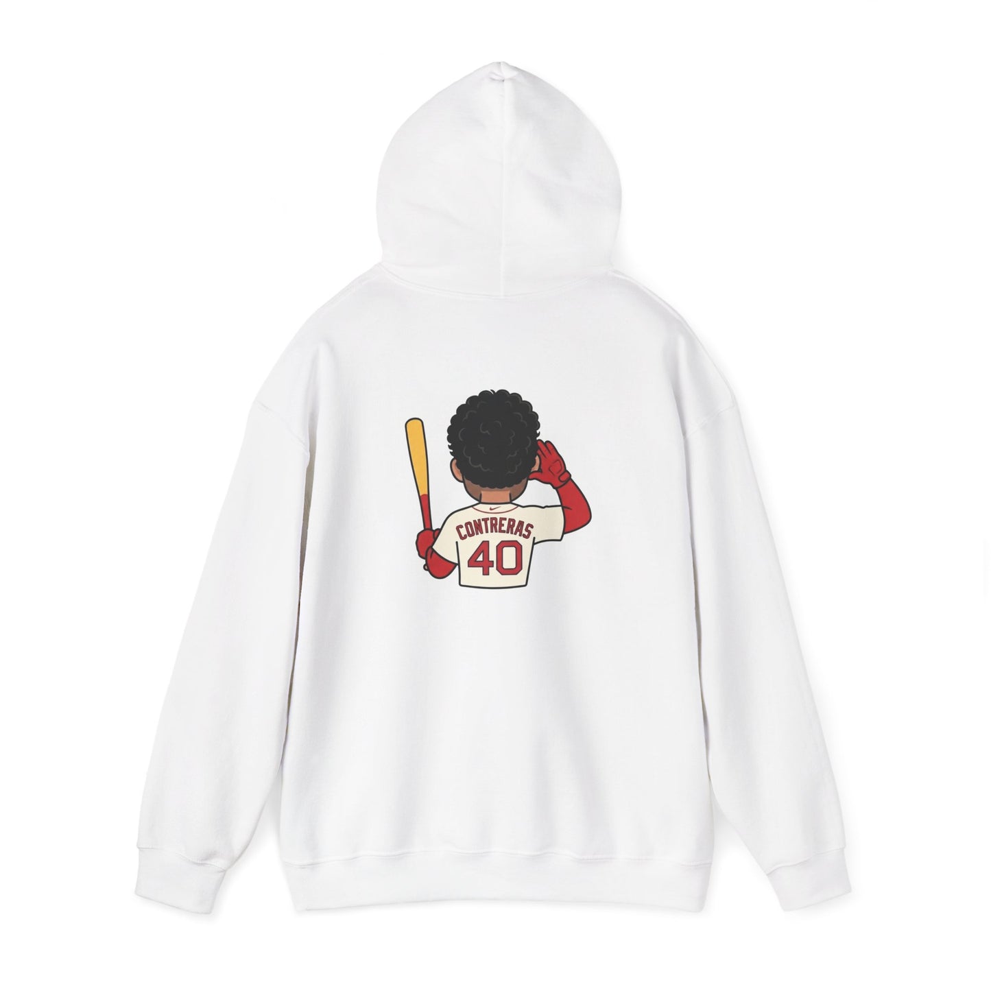 Willson Contreras Can't Hear You Heavy Blend™ Hooded Sweatshirt