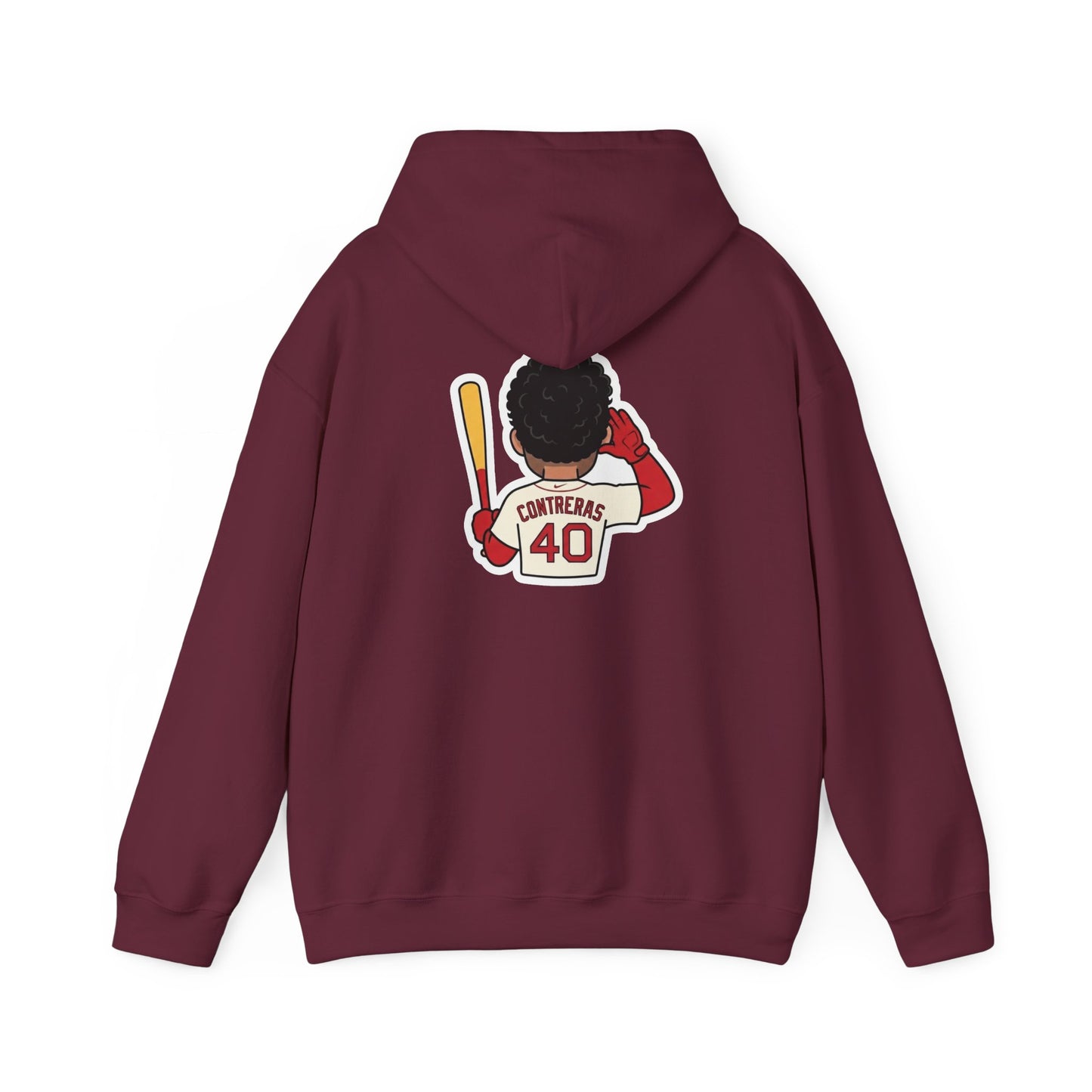 Willson Contreras Can't Hear You Heavy Blend™ Hooded Sweatshirt