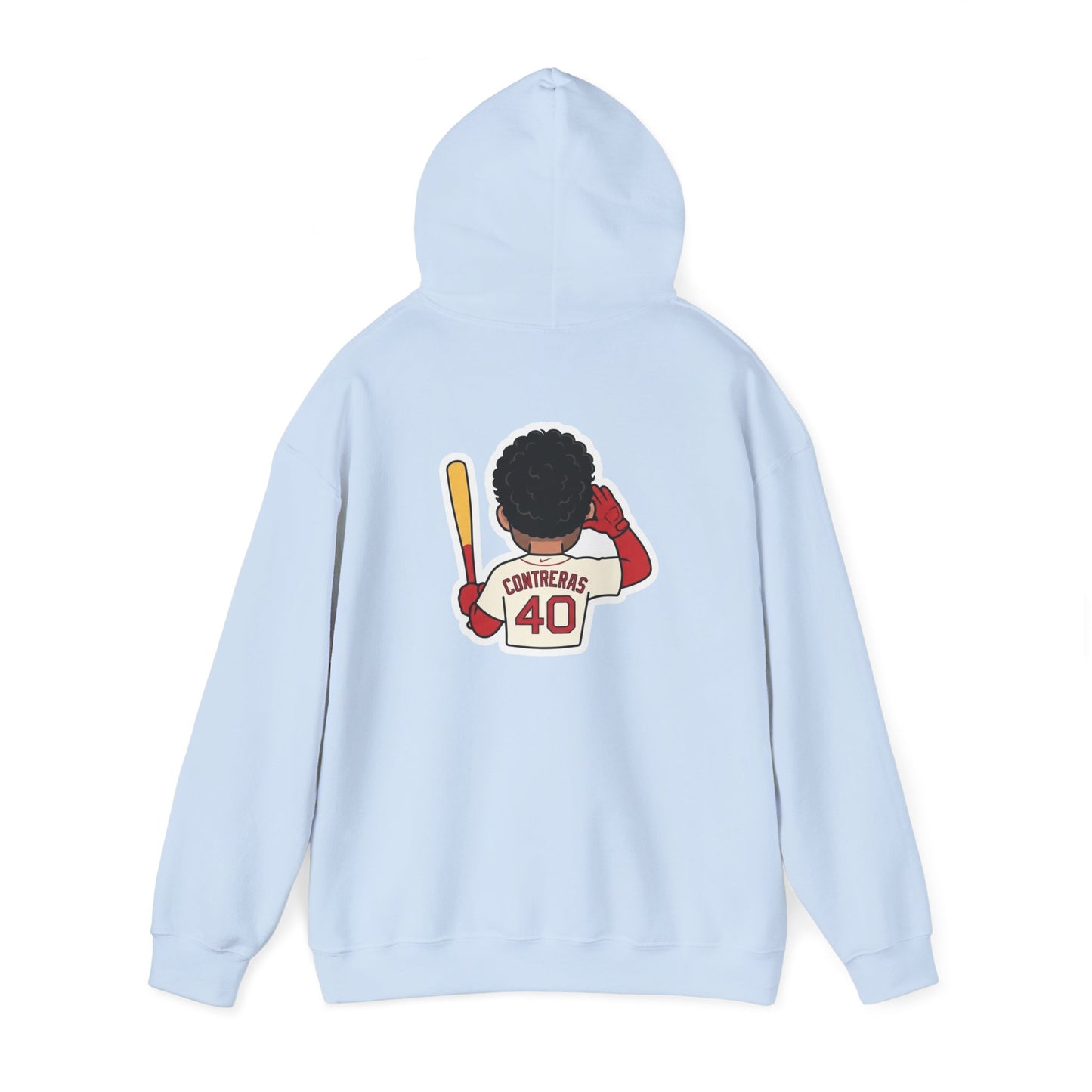 Willson Contreras Can't Hear You Heavy Blend™ Hooded Sweatshirt