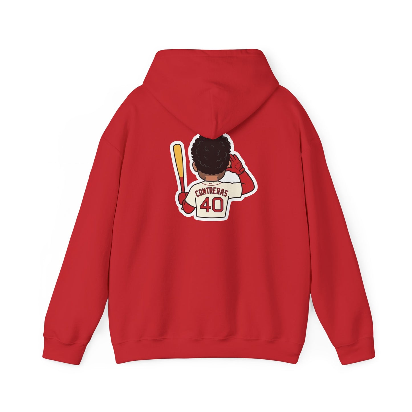 Willson Contreras Can't Hear You Heavy Blend™ Hooded Sweatshirt