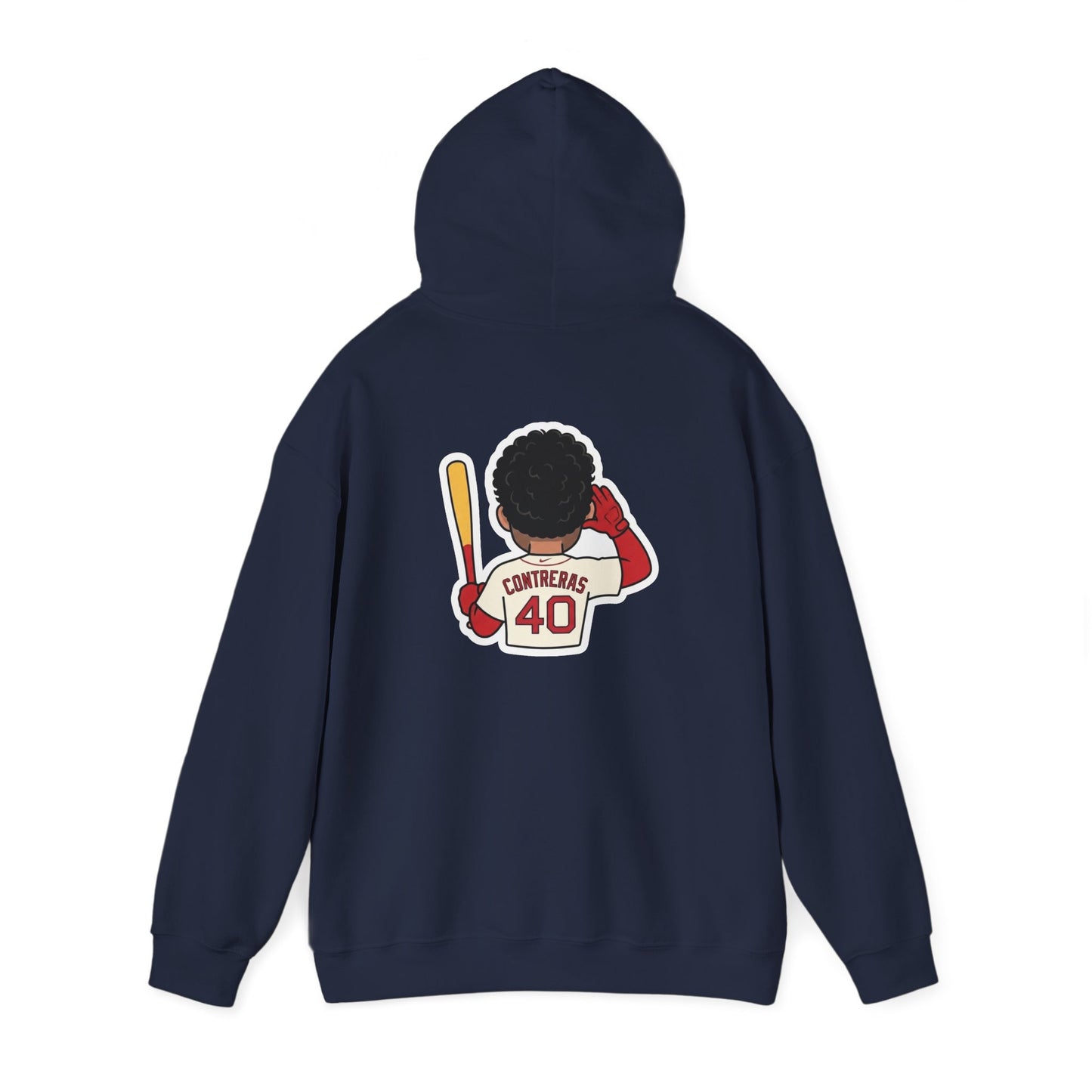 Willson Contreras Can't Hear You Heavy Blend™ Hooded Sweatshirt