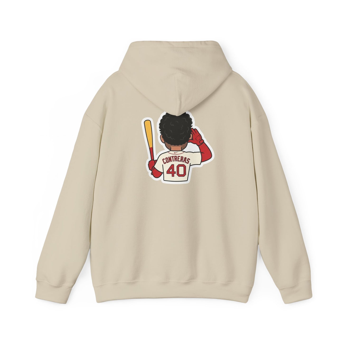 Willson Contreras Can't Hear You Heavy Blend™ Hooded Sweatshirt