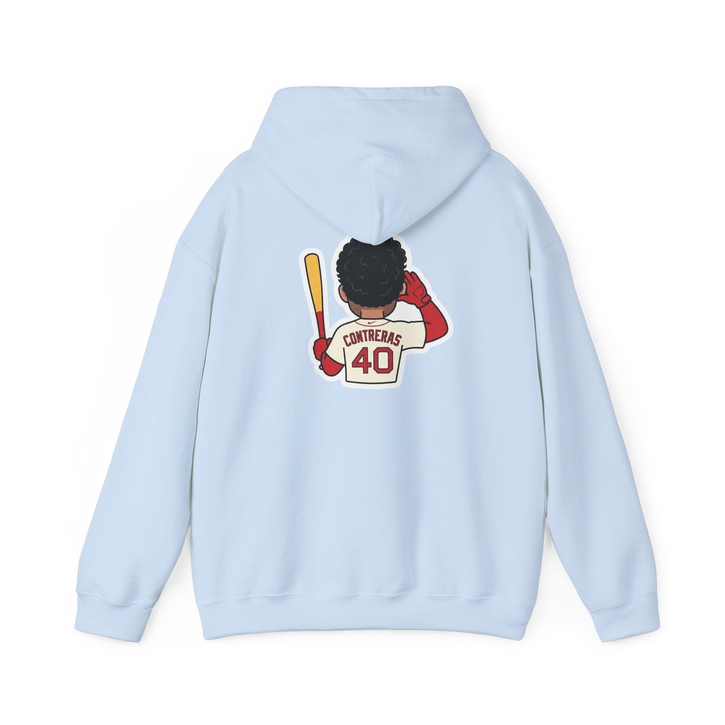 Willson Contreras Can't Hear You Heavy Blend™ Hooded Sweatshirt